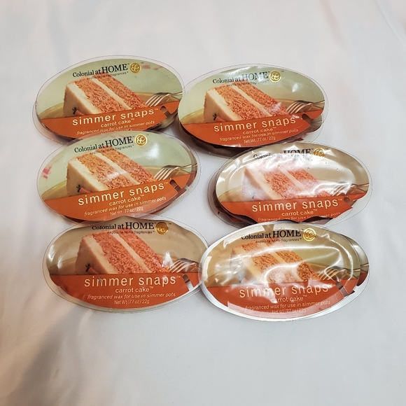 Carrot Cake Simmer Snaps Fragrance Wax (6) - Picture 1 of 4